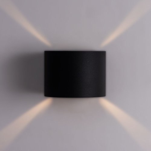 Настенный светильник LED Rullo A1415AL-1BK Arte Lamp уличный IP54 чёрный 1 лампа, плафон чёрный в стиле современный LED фото 2