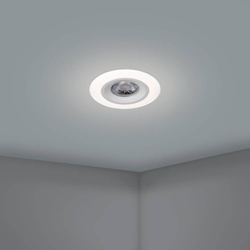 Светильник точечный LED Calonge 900912 Eglo белый 1 лампа, основание белое в стиле современный круглый фото 7