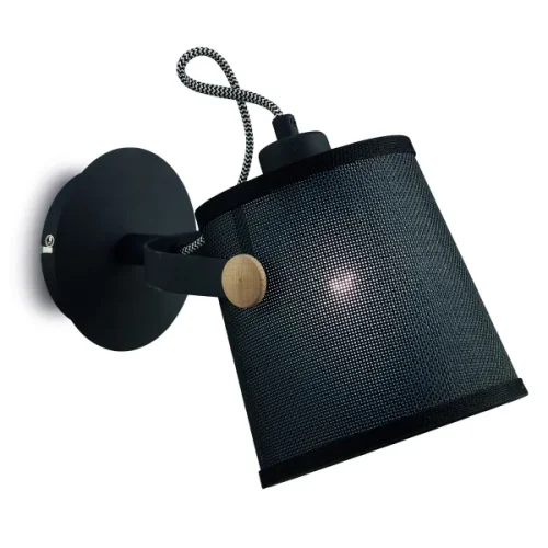 Бра  NORDICA E27 4925 Mantra чёрный на 1 лампа, основание чёрное в стиле современный минимализм скандинавский 