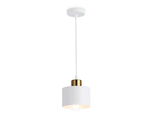 Светильник подвесной TR8112 Ambrella light белый 1 лампа, основание белое в стиле лофт  фото 2