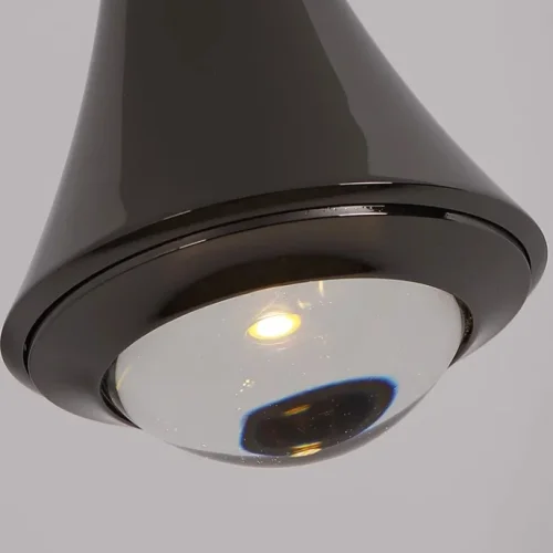 Светильник подвесной LED Cai 240100-23 ImperiumLoft прозрачный 1 лампа, основание латунь в стиле скандинавский минимализм  фото 3