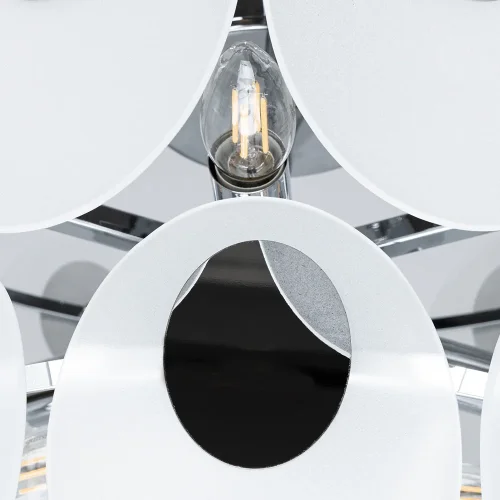 Люстра подвесная Rosabella A4067LM-11CC Arte Lamp белая на 11 ламп, основание хром в стиле современный  фото 5