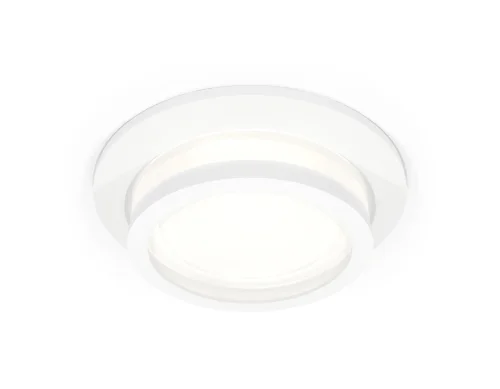 Светильник точечный Techno spot XC6512060 Ambrella light белый 1 лампа, основание белое в стиле хай-тек современный круглый