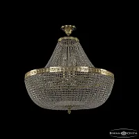 Люстра подвесная 19051/H1/80IV G C1 Bohemia Ivele Crystal прозрачная на 22 лампы, основание золотое в стиле классический sp