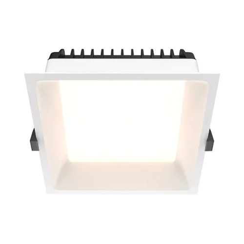 Светильник точечный LED Okno DL054-18W3K-W Maytoni белый 1 лампа, основание белое в стиле современный хай-тек 