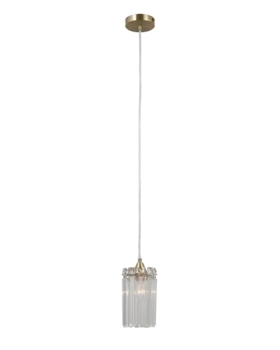 Светильник подвесной Levi V10759-1P Moderli прозрачный 1 лампа, основание бронзовое в стиле современный классический 