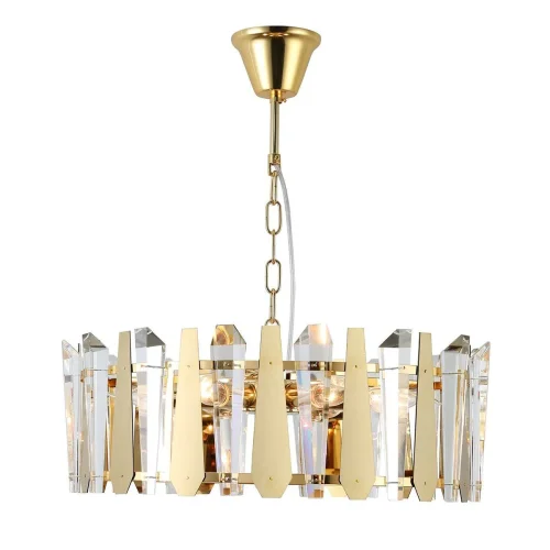 Люстра подвесная Isla 1145/6S Escada золотая на 6 ламп, основание золотое в стиле современный  фото 2