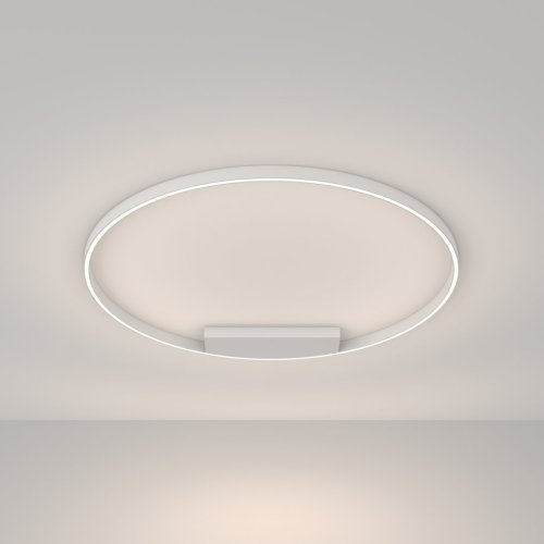 Люстра потолочная LED Rim MOD058CL-L65W4K Maytoni белая на 1 лампа, основание белое в стиле хай-тек минимализм кольца фото 2