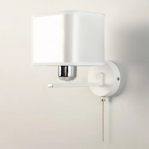 Бра с выключателем Тильда CL469415 Citilux белый на 1 лампа, основание белое в стиле современный  фото 6