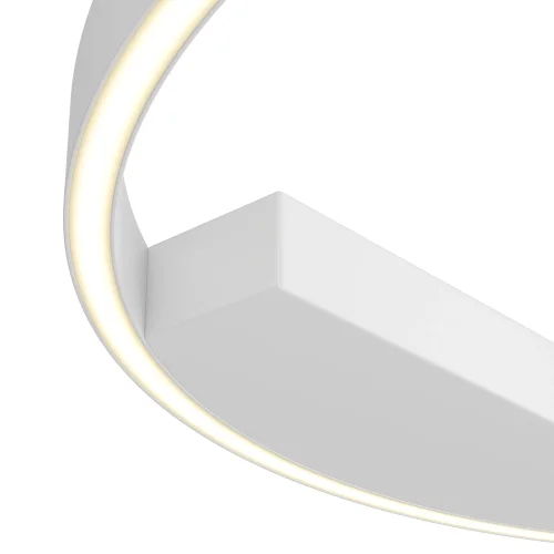 Светильник потолочный LED Rim MOD058CL-L35W4K Maytoni белый 1 лампа, основание белое в стиле хай-тек минимализм кольца фото 3