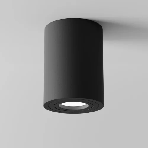 Светильник накладной Alfa C016CL-01B Maytoni чёрный 1 лампа, основание чёрное в стиле современный круглый фото 4