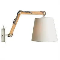 Бра  С выключателем PINOCCIO  A5700AP-1WH Arte Lamp белый 1 лампа, основание белое в стиле модерн 