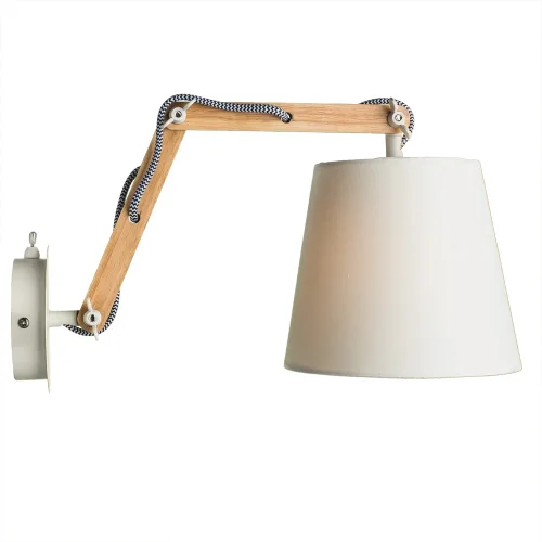 Бра  С выключателем PINOCCIO  A5700AP-1WH Arte Lamp белый на 1 лампа, основание белое в стиле современный 