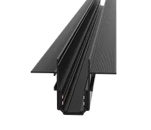 Шинопровод трек встраиваемый 1м Magnetic track system TRX034-421B Maytoni чёрный в стиле современный хай-тек для светильников серии Magnetic track system Exility exility тонкая магнитная встраиваемый шинопровод магнитный
