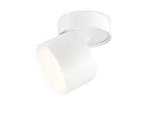 Светильник накладной TA1404 Ambrella light белый 1 лампа, основание белое в стиле хай-тек минимализм круглый