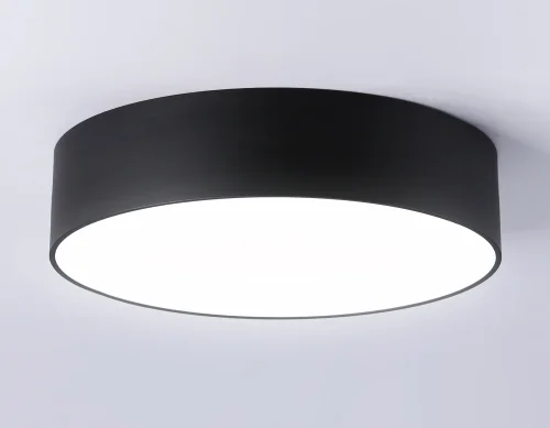 Светильник потолочный LED Air Alum FV5522 Ambrella light чёрный 1 лампа, основание чёрное в стиле современный хай-тек  фото 3