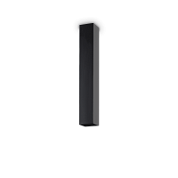 Светильник накладной SKY PL1 H40 NERO Ideal Lux чёрный 1 лампа, основание чёрное в стиле современный круглый