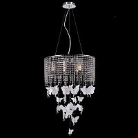 Люстра подвесная Fairies 1165-6PC Favourite прозрачная на 6 ламп, основание хром в стиле современный 