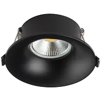Светильник точечный Levigo 010027 Lightstar чёрный 1 лампа, основание чёрное в стиле хай-тек 10086 