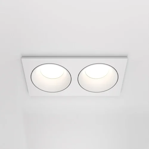 Светильник точечный Zoom DL033-2-02W Maytoni белый 2 лампы, основание белое в стиле современный  фото 4