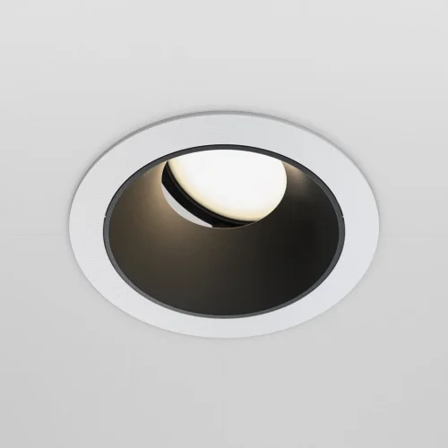 Светильник точечный Share DL051-U-1WB Maytoni белый чёрный 1 лампа, основание белое в стиле современный хай-тек  фото 4