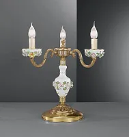 Настольная лампа P 9110/3 Reccagni Angelo без плафона 3 лампы, основание золотое латунь металл в стиле классический 