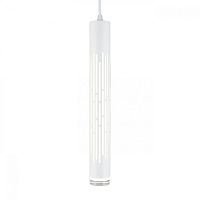 Светильник подвесной LED Borgia OML-101706-20 Omnilux белый 1 лампа, основание белое в стиле хай-тек современный трубочки
