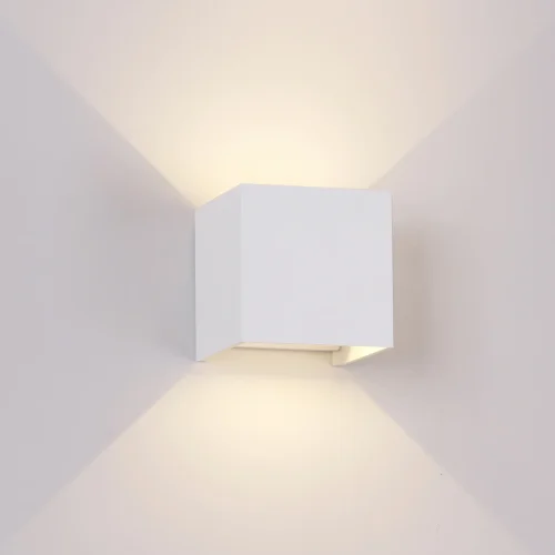 Настенный светильник LED Davos 6521 Mantra уличный IP54 белый 1 лампа, плафон белый в стиле современный LED фото 3