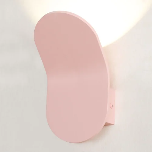 Бра LED Gulf LSP-7226 Lussole розовый на 1 лампа, основание розовое в стиле хай-тек современный отражённый свет