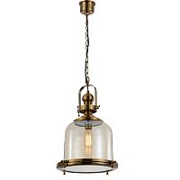 Светильник подвесной лофт Vintage 4972 Mantra прозрачный 1 лампа, основание бронзовое в стиле лофт 