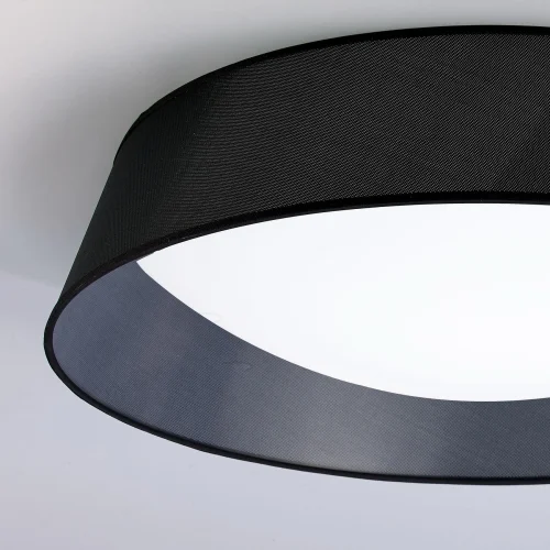 Люстра потолочная NORDICA 4967E Mantra белая чёрная на 9 ламп, основание чёрное в стиле современный  фото 3