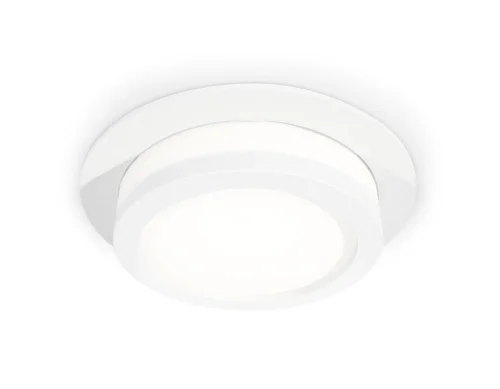 Светильник точечный XC8050017 Ambrella light белый 1 лампа, основание белое в стиле хай-тек 