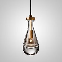 Светильник подвесной MELANY 189562-23 ImperiumLoft прозрачный 1 лампа, основание латунь в стиле современный 