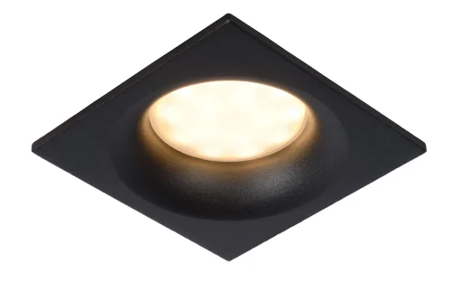 Светильник точечный Ziva 09924/01/30 Lucide чёрный 1 лампа, основание чёрное в стиле современный  фото 2