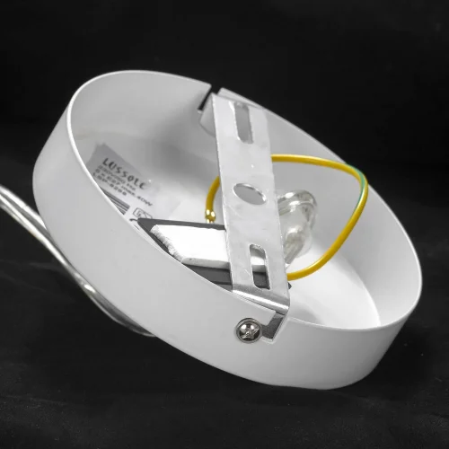 Люстра подвесная Kenner GRLSP-8268 Lussole без плафона на 5 ламп, основание белое в стиле современный  фото 5