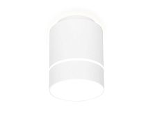 Светильник накладной LED TN255 Ambrella light белый 1 лампа, основание белое в стиле современный круглый