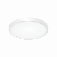 Светильник потолочный LED Бейсик CL738240V Citilux белый 1 лампа, основание белое в стиле хай-тек современный 