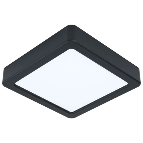 Светильник накладной LED Fueva 5 99243 Eglo белый 1 лампа, основание чёрное в стиле современный квадратный