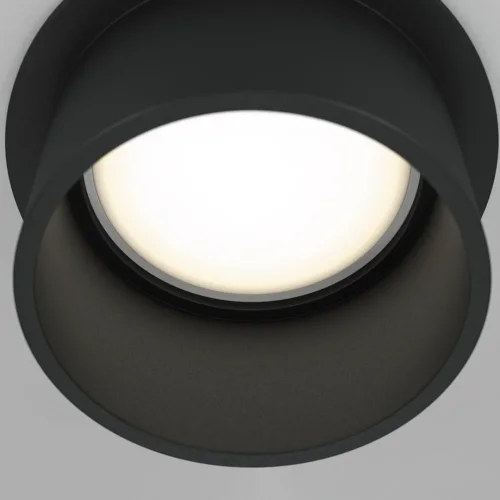 Светильник точечный Reif DL050-01B Maytoni чёрный 1 лампа, основание чёрное в стиле хай-тек современный  фото 3