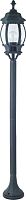 Парковый светильник Paris 1806-1F Favourite уличный IP44 чёрный 1 лампа, плафон прозрачный в стиле классический E27