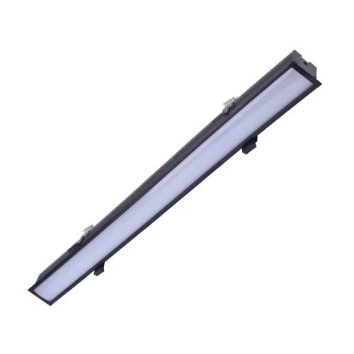 Светильник потолочный LED Aplot 4112-2C Favourite белый 1 лампа, основание чёрное в стиле современный линейный фото 5