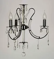 Люстра подвесная Romano E 1.1.3.601 NB Arti Lampadari без плафона на 3 лампы, основание чёрное в стиле классический 