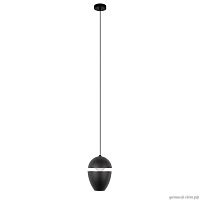Светильник подвесной LED Viterbo 10336 Black LOFT IT чёрный 1 лампа, основание чёрное в стиле хай-тек модерн 