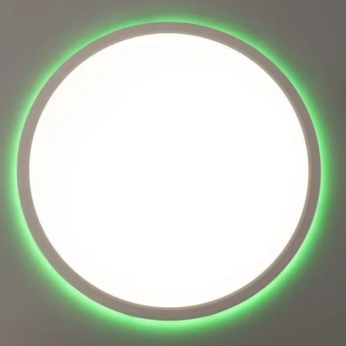 Светильник потолочный RGB LED с пультом Basic Line CL738320EL Citilux белый 1 лампа, основание белое в стиле современный хай-тек с пультом фото 5