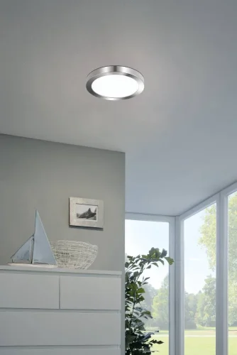 Светильник накладной LED Fueva 5 30892 Eglo белый 1 лампа, основание хром в стиле современный круглый фото 2