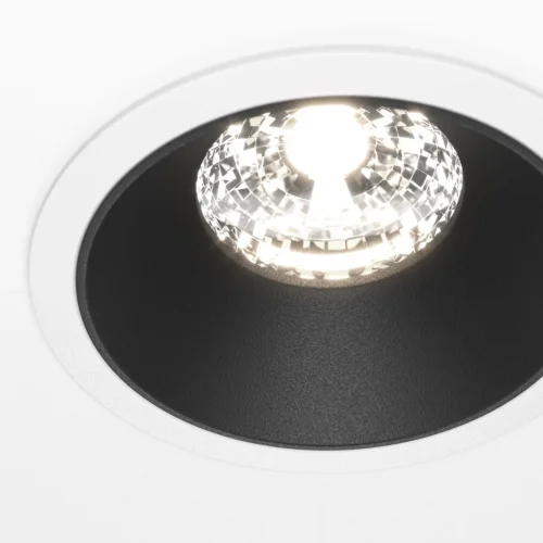 Светильник точечный Alfa LED DL043-01-15W4K-D-RD-WB Maytoni белый чёрный 1 лампа, основание белое чёрное в стиле современный  фото 3