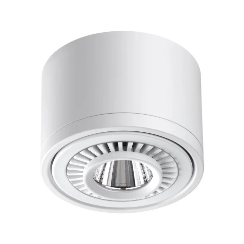 Светильник накладной LED Gesso 358811 Novotech белый 1 лампа, основание белое в стиле современный круглый фото 3