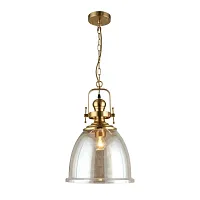 Светильник подвесной Darunia APL.629.16.01 Aployt чёрный серый 1 лампа, основание бронзовое в стиле современный 