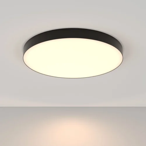 Светильник потолочный LED Zon C032CL-90W3K-RD-B Maytoni белый 1 лампа, основание чёрное в стиле современный  фото 4