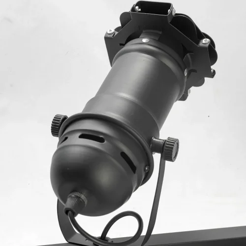 Спот с 4 лампами лофт Thornton GRLSP-8076 Lussole чёрный E14 в стиле лофт прожектор фото 4